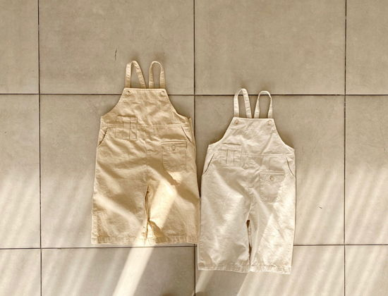 Cream Overalls